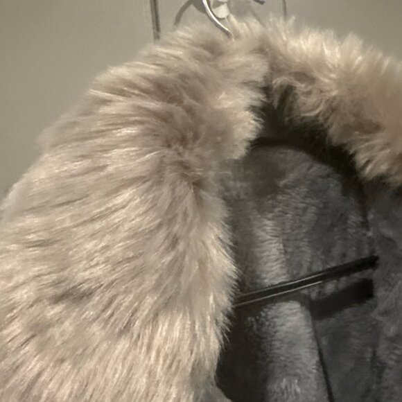 Ladies Jean Jacket Removable Faux Fur Coller Size XL - Picture 4 of 5